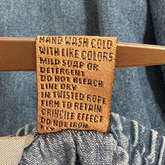 Denim Maxi Skirt Large XL - Picture 5 of 7